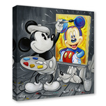 Mickey Mouse Artwork Mickey Mouse Artwork Mickey Paints Mickey (SN)
